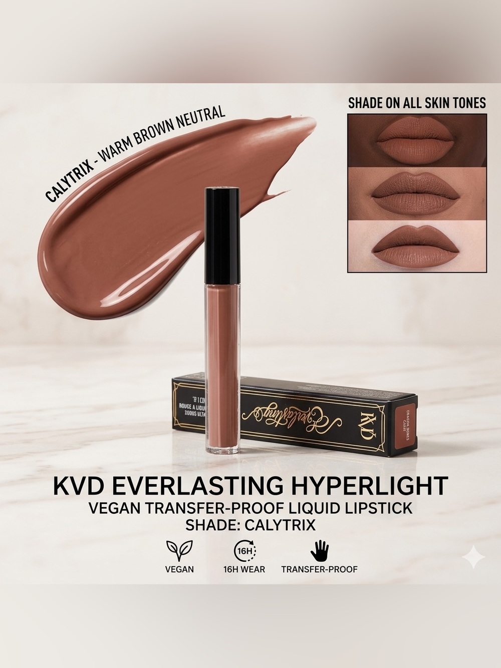 NEW IN BOX KVD Beauty Hyperlight Liquid Lipstick – Calytrix 16